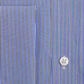 Classic Fit Fine Bengal Sea Island Quality Cotton Shirt With Classic Collar Double Cuff