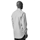 Classic Fit Plain End On End Double Cuff Shirt In