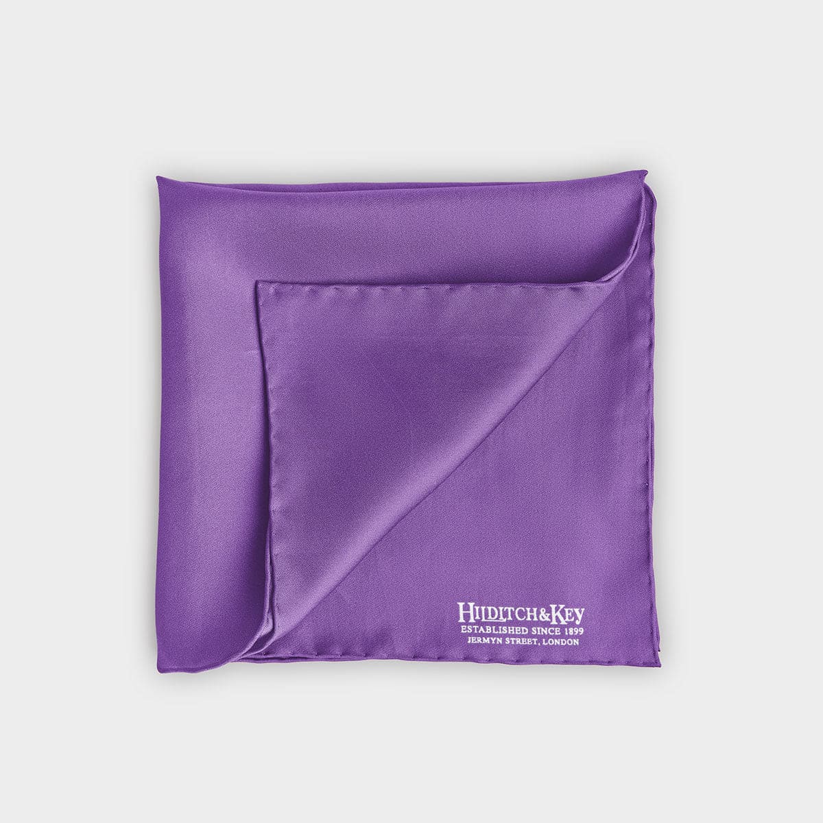 Classic Lilac Silk Pocket Square