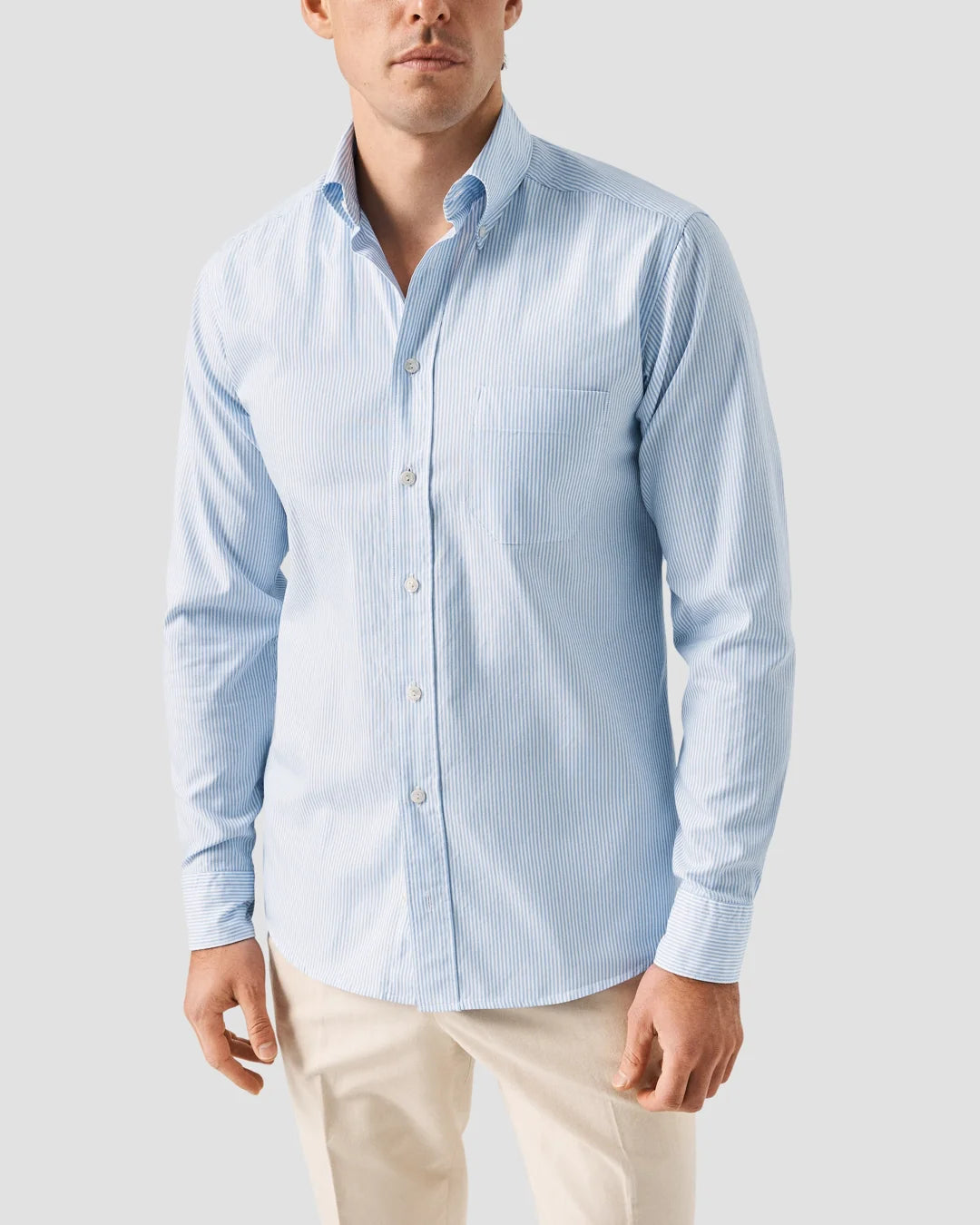 Light Striped Oxford Shirt Eton