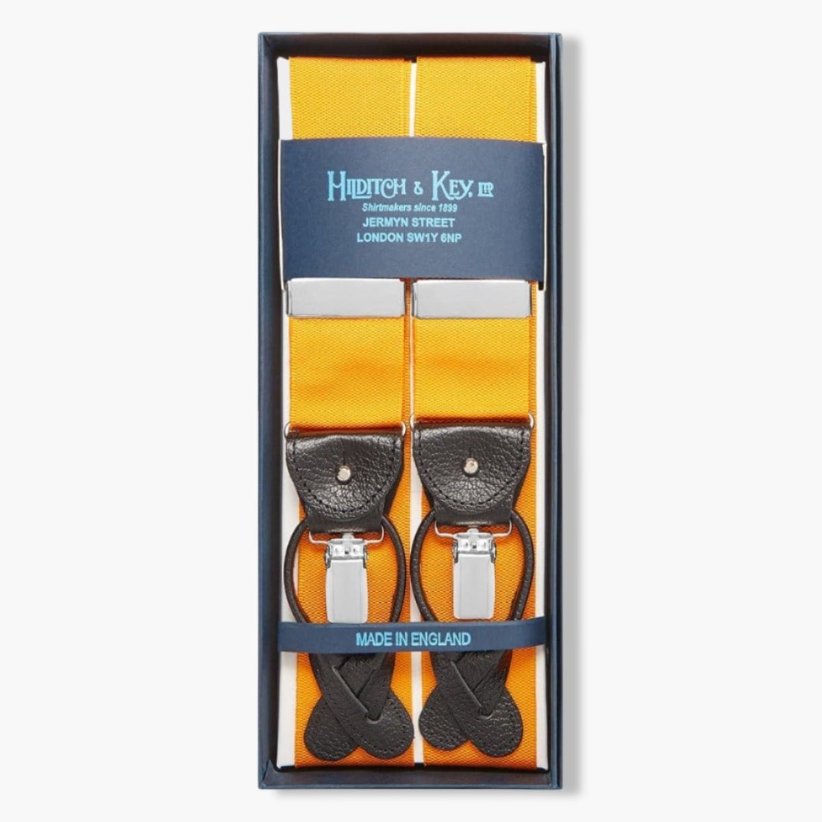 Classic Pumpkin Silk Barathea Braces