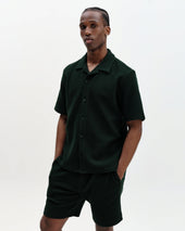 Clayland Textured Waffle Short Sleeve Shirt
