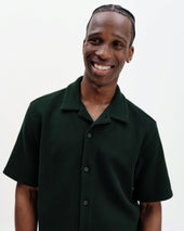 Clayland Textured Waffle Short Sleeve Shirt