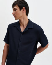 Clayland Textured Waffle Short Sleeve Shirt