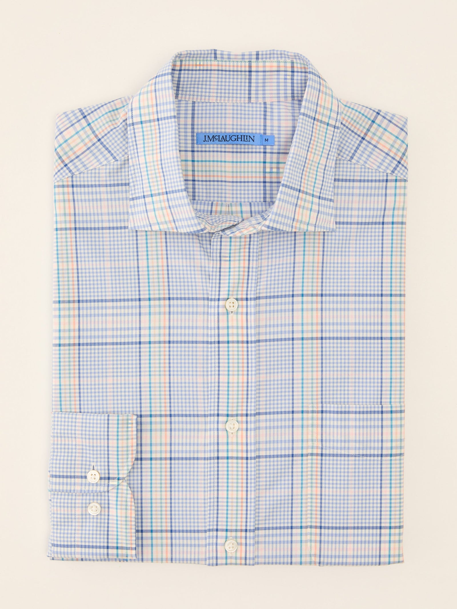 Green Pink Plaid Club Classic Fit Shirt Men S Shirts J Mclaughlin