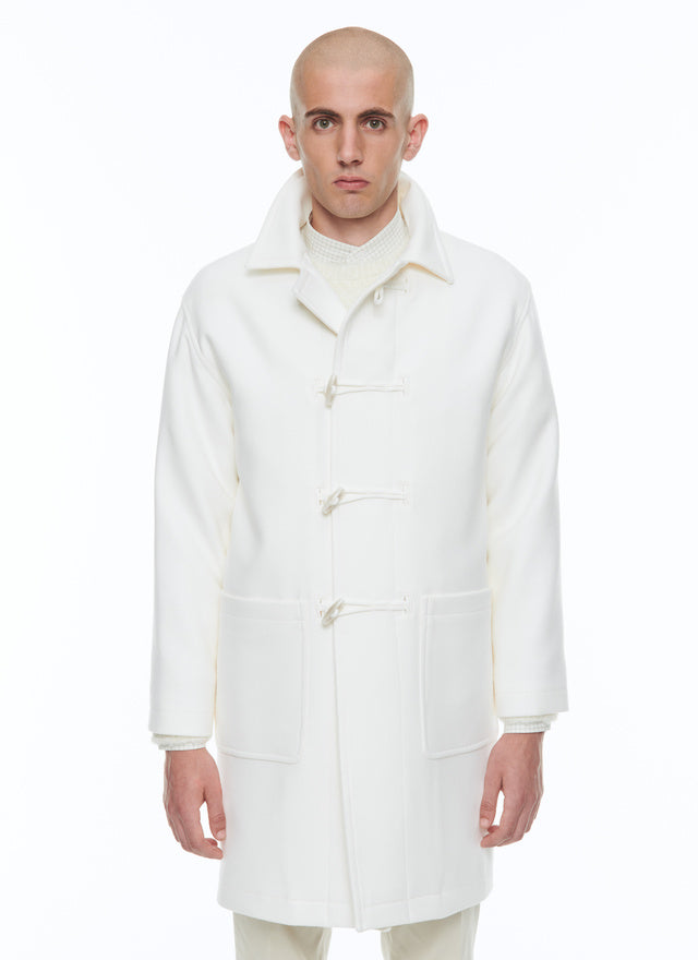 Woolen cloth duffle coat