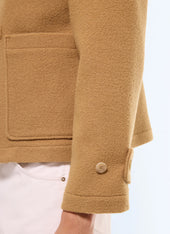 Short Felted Wool Duffle Coat