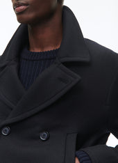 Woolen cloth pea coat