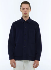 Two-faced woolen cloth jacket