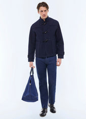 Short Felted Wool Duffle Coat