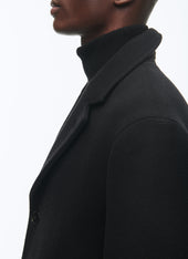 Fitted Wool Broadcloth Coat