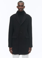 Fitted Wool Broadcloth Coat