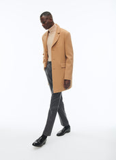 Wool Broadcloth Fitted Coat
