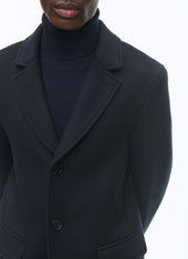 Wool Broadcloth Fitted Coat