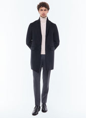 Coat in wool and cashmere