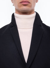 Coat in wool and cashmere