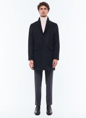 Coat in wool and cashmere