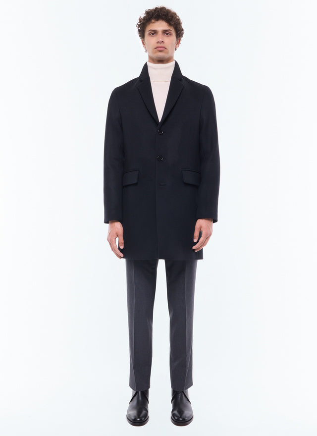 Coat in wool and cashmere