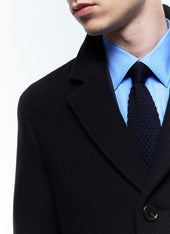 Coat In Wool And Cashmere