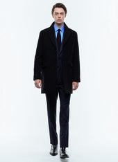 Coat In Wool And Cashmere