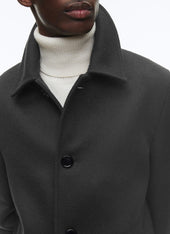 Wool and cashmere cloth coat