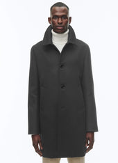 Wool and cashmere cloth coat