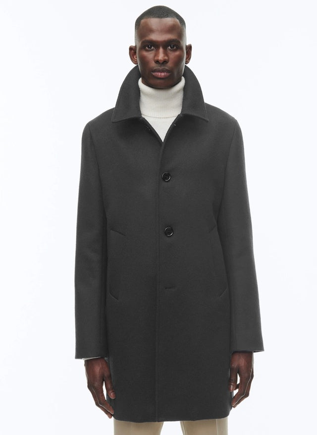 Wool and cashmere cloth coat