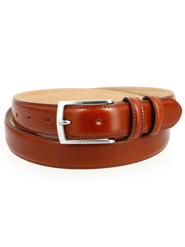 Cognac leather belt Ugo