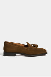 Suede Tassel Loafers Made In Italy