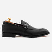 Archie Belted Loafer Men S Pebbled Leather