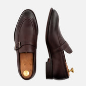 Archie Belted Loafer Men S Pebbled Leather