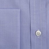 Contemporary Fit Oxford Sea Island Quality Cotton Shirt With Classic Collar Double Cuff