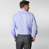 Contemporary Fit Oxford Sea Island Quality Cotton Shirt With Classic Collar Double Cuff