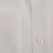 Contemporary Fit Fine Twill Sea Island Quality Cotton Shirt With Classic Collar Double Cuff
