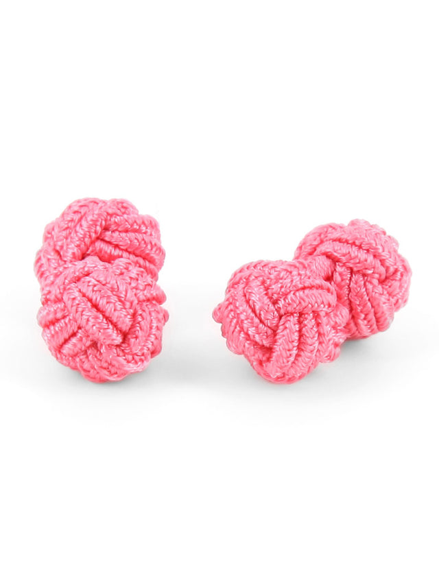 Coral pink silk knots Bombay
