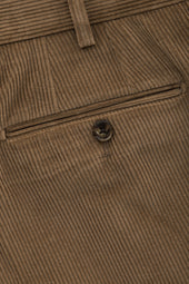 Cotton Wool Corduroy Trousers Nocciola