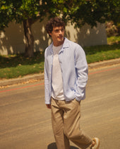 Corey Bright Cotton Twisted Stripe Shirt
