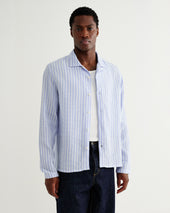 Corey Bright Cotton Twisted Stripe Shirt