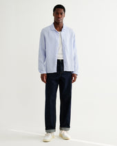 Corey Bright Cotton Twisted Stripe Shirt