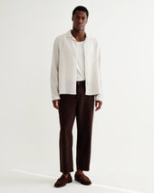 Corey Natural Cotton Twisted Stripe Shirt