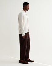 Corey Natural Cotton Twisted Stripe Shirt