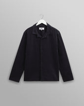 Corey - Navy Seersucker Corduroy Shirt