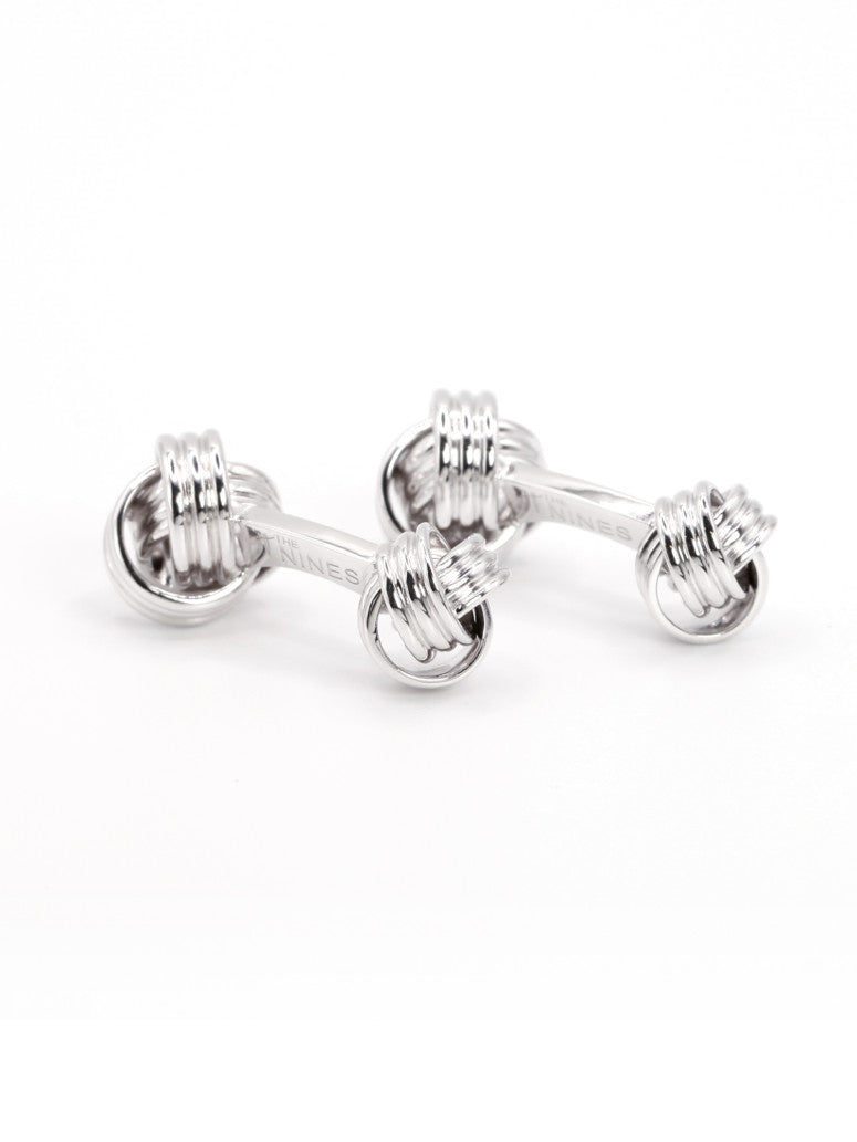 Corinth Sterling Nautical Knot Cufflinks