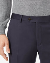 Pants Navy In Lana S130s