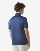Polo Con Bottoni Chiaro In Filo Di Scozia