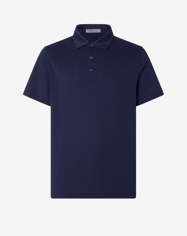 Polo Con Bottoni In Filo Di Scozia