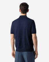 Polo Con Zip In Cotone Pima
