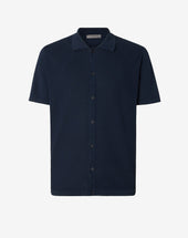 Shirt blu navy in sweater