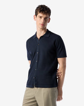 Shirt Navy In Sweater