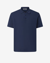 Polo Con Bottoni In Ice Pima Cotton